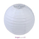 Multicolor  Round Chinese Paper Lanterns Wedding Party Decoration 6" White