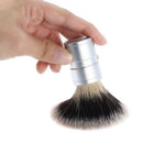 1Pc Men'S Hair Shaving Brush Stainless Metal Handle Soft Synthetic Nylon Ha
