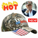 Donald Trump 2020 Cap USA Flag Camouflage Baseball Hat Sale Cap Hot V1O4