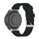 Nylon Canvas Replacement Wrist Strap for Huami Amazfit T-Rex A1918 (Black) A