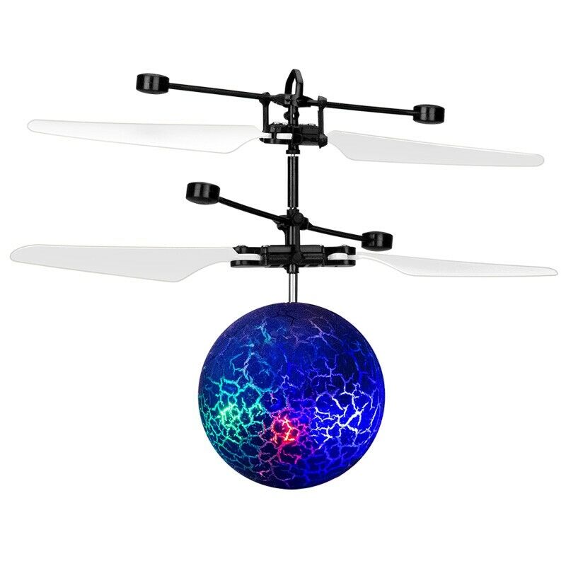 Fantastic Infrared Induction Drone Flying Flash LED Lighting Ball HelicopterI6L7