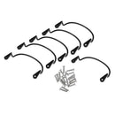 6 Count Pocket Liner for Pool Table Billiard Snooker Net Pocket Hook Holder