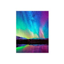 40*30cm 5D DIY Full Drill Diamond Painting Aurora Scenery Embroidery Decor P9S3