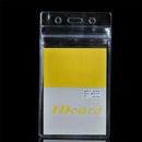 10PCS Clear Transparent PVC Plastic Pocket Wallet ID Cards Pass Badge Holder