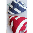 Nautical Coast Style Back Cushion Fish Shape Throw Pillow Sofa Seat Pad-BLU
