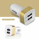 Dual USB Port 2.1A Compact Fast Car Charger Tablets Rapid Quick Char Phones M5A7