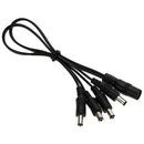 1 Female To 4 Male Power Supply Split Cable Converter DC 12V For CCTV Camera DVR