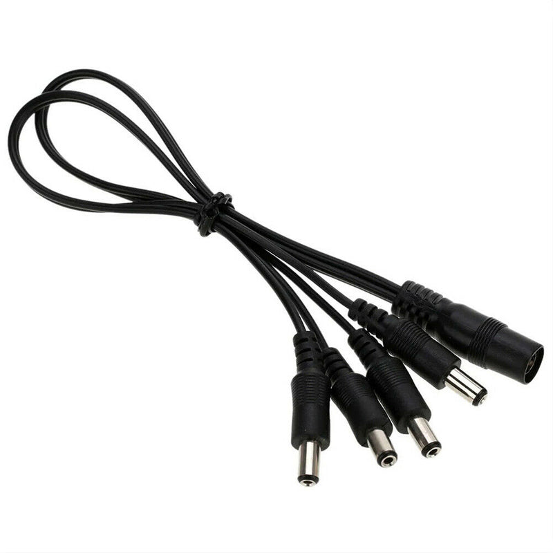 1 Female To 4 Male Power Supply Split Cable Converter DC 12V For CCTV Camera DVR