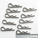 10 Pieces Marine Stainless Steel R Retaining Clip Spring Cotter Pin 3x50mm
