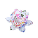 Tabletop Buddhist Lotus Flower Tea Light Candlestick Candle Holder Multi
