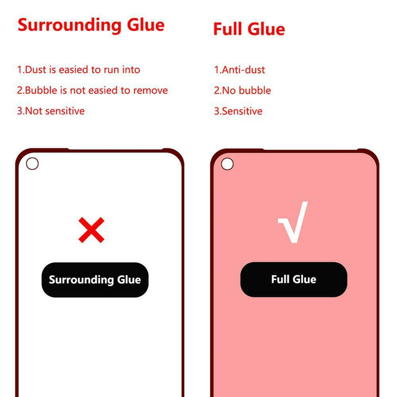 Hat-Prince 2.5D 9H Tempered Glass Screen Full Film Cover for Redmi Note 8 Pro