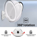10x 360 Rotary Magnification Magnifying Makeup Mirror LED Fill Light Lighting