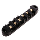 Electric Guitar Roller Saddle Bridge+Curved Humbucker Pickup Rings for LP
