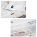 120Cmx180Cm Modern Shower Curtain Starfish Partition Fresh Seaside Style Wa