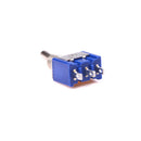 5Pcs ON-OFF-ON 3Pin 3Position Mini Ratching Toggle Switch AC 125V/6A  JR