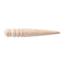 Wide slot narrow head polished cut round stick