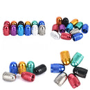 4XAluminum Bullet Bicycle Car Truck Air Port Cover Tire Wheel Valve Stem Caps Hn