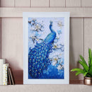 Peacock Shaped DIY 5D Diamond Embroidery Painting Kit for Beginner Art Home