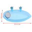 Bird Bathtub With Bird Mirror Small Oval Bird Bathtub Pet Cage AccessoriesBD3C