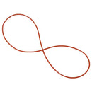 190 mm ODD 2.5 mm Thickness Red Silicone O Ring Oil Seal ring