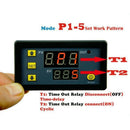 DC12V 1500W 0-999H Digital Display Time Delay Relay Timing Cycling Module