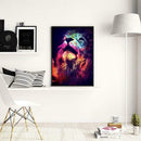 5D DIY Full Drill Square Diamond Painting Novelty Lion Cross Stitch Mosaic
