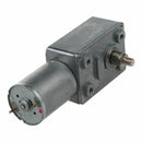DC 12V 6mm Shaft 5RPM High Torque Turbine Worm Gear Box Reduction Motor Z5Q5