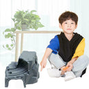 Plastic Double Tunnel Wooden Train Track Tunnel Train Railway Wood Gray Slo Z8I8