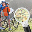 3 LED Light 45X Handheld Magnifier Reading Magnifying Glass Lens Jewelry Lo P4M9