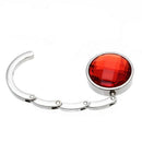 Folding Purse Handbag Holders Crystal Bag Hook Hanger Hold Lady Red Portabl