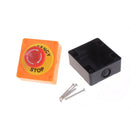 Red Sign Mushroom Emergency Stop Push Button Switch Station 1 NO 1 NC  3c