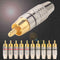 10pcs RCA Soldering Connector Audio Video Plug DIY RCA Speaker Adapter Plug