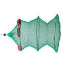 Collapsible Green Knot Boat Fishing Live Bait Keep Net