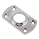 2Pcs Boat Hand Rail Fitting 90 Degree Stainless Steel Rectangular Base 25mm