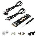 Pcie Bt2 12+6 Pin Bluetooth Wifi Wireless Card Module To M.2 Ngff Key B+M A