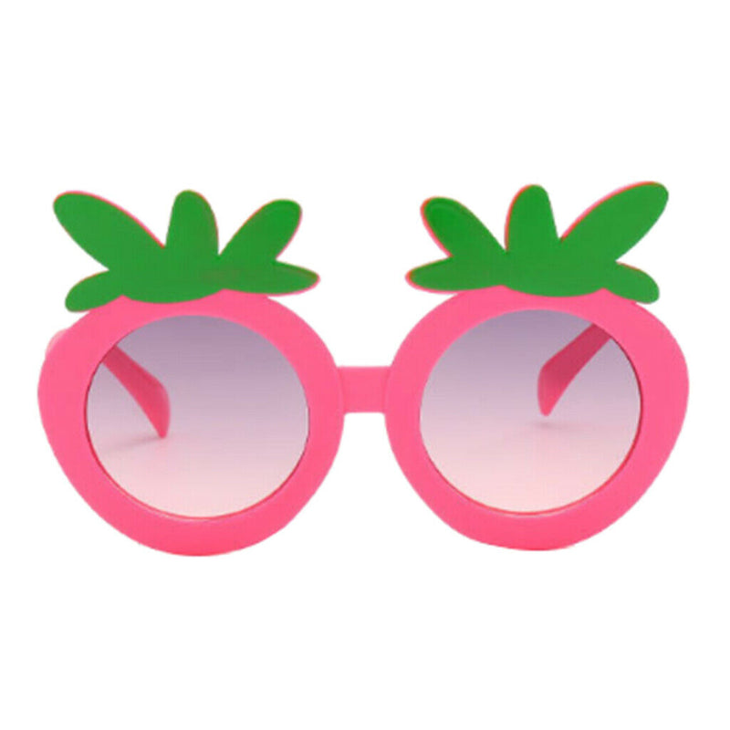 3pcs Kids Lovely Fruit Shape Cartoon Sunglasses Beach Outdoor UV400 Glasses