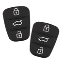 2Pcs 3-Button Smart Key Shell Case Skin With Chip For Hyundai I30 Kia K2 K5