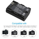 Lp-E6 Battery Charger Lcd Dual Charger For Eos 5Ds R 5D Mark Ii 5D Mark Iii J9V2