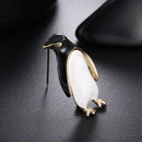Cartoon Enamel Penguin Animal Lapel Collar Brooch Pin Bouquet Women Jewelry. FT