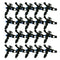 20 Pieces Outdoor Automatic Garden Water Sprinklers, 360 Degree Rotating Sprayer
