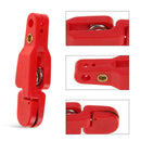 T006R Red Plastic Snap Release Fishing Clip Outrigger Downrigger Power Grip