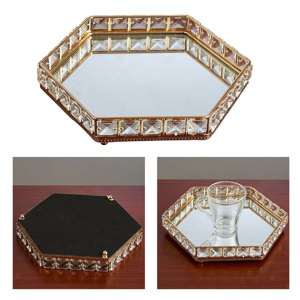 Cosmetics Tray Perfume Collection Tray for Arranging Perfume Jewelry Makeup