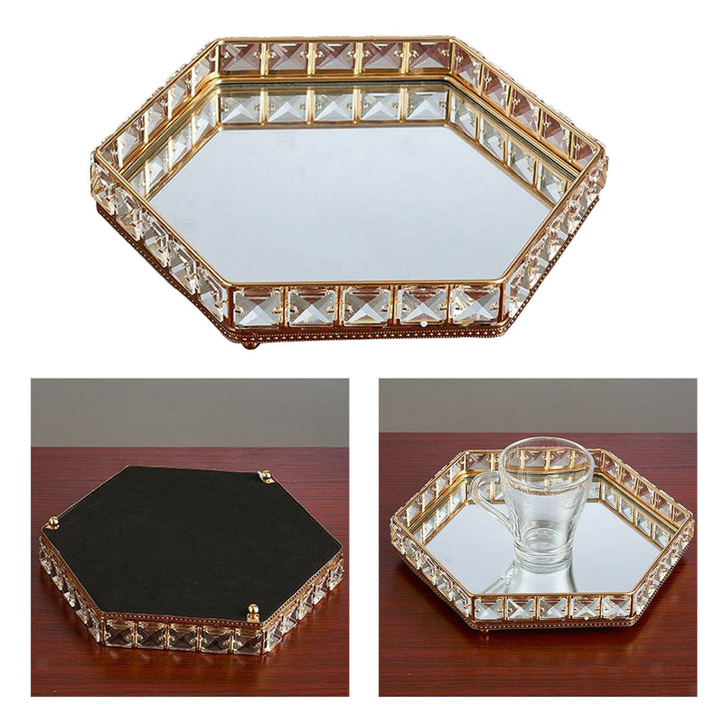 Cosmetics Tray Perfume Collection Tray for Arranging Perfume Jewelry Makeup