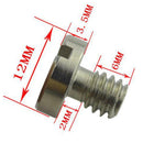 Screws 1/4" Tripod Quick Release Plate Flathead Slot For Universal Cameras