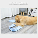 Dog Training Sniffing Mat Pet Puzzle Relieve Stress Toys Snuffle Pad (Blue) A
