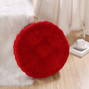 Red Round Soft Chair Seat Cushion Pad Seat Pad Home Office Cotton Cushion