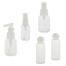 Travel Bottle Set Empty Sprayer Bottles Toiletries Liquid Containers Makeup
