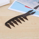 Men Hair Texture Wide Tooth Texturizing Comb Man Oil Head Hair Comb (Black)