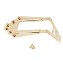 Golden 6 String Guitar Tailpiece Bridge for Hollowbody Archtop Guitar Parts
