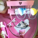 LED Book Light Flexible Portable Mini Pink Adjustable Clip-on Reading Lamps V9X4